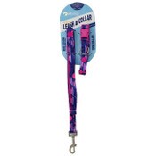 Wholesale - DOG COLLAR & LEASH SET ROLLER SKATE MULTICOLOR, UPC: 191205586441